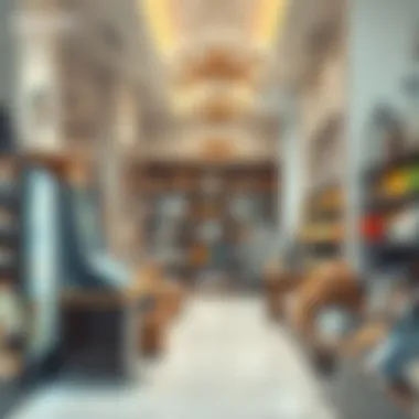 Interior of a modern baqala showcasing diverse product range