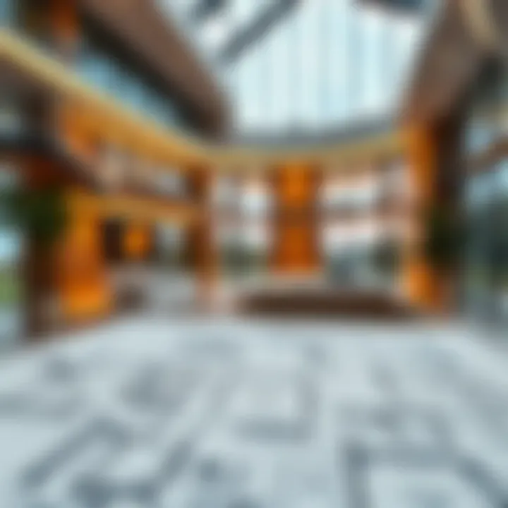 Architectural floor plan highlighting spatial layout and design