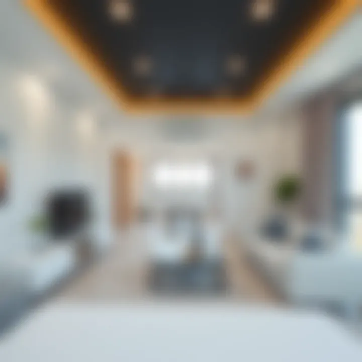Modern interiors of a 2 BHK property in Al Qusais