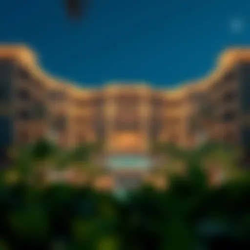 Luxurious view of Meliá Desert Palm Dubai's exterior