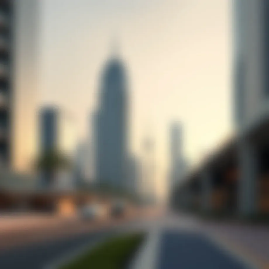 Dubai skyline showcasing modern architecture