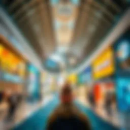 Vibrant interior of Yas Mall showcasing retail spaces