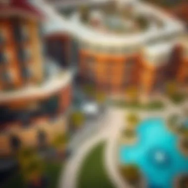Luxurious Design of Golf Promenade Aerial view of Golf Promenade showcasing its luxurious design and layout