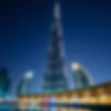 Architectural Marvel of Burj Khalifa The iconic architectural design of the Burj Khalifa