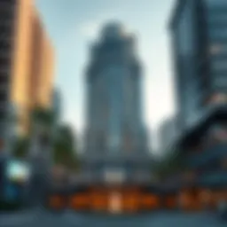 Stunning exterior view of Paramount Tower Hotel