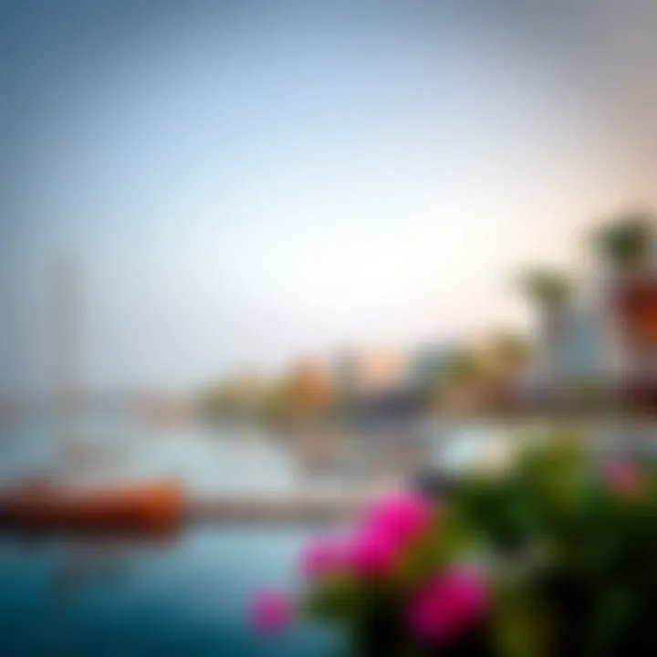 Scenic waterfront in Rasal Khema