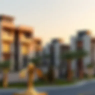 Modern residential development in Dubai