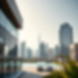 Scenic view of modern UAE skyline representing residency opportunities