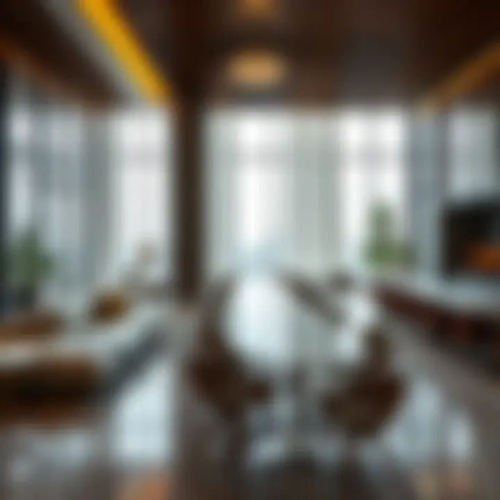 Lifestyle amenities presented at The Opus